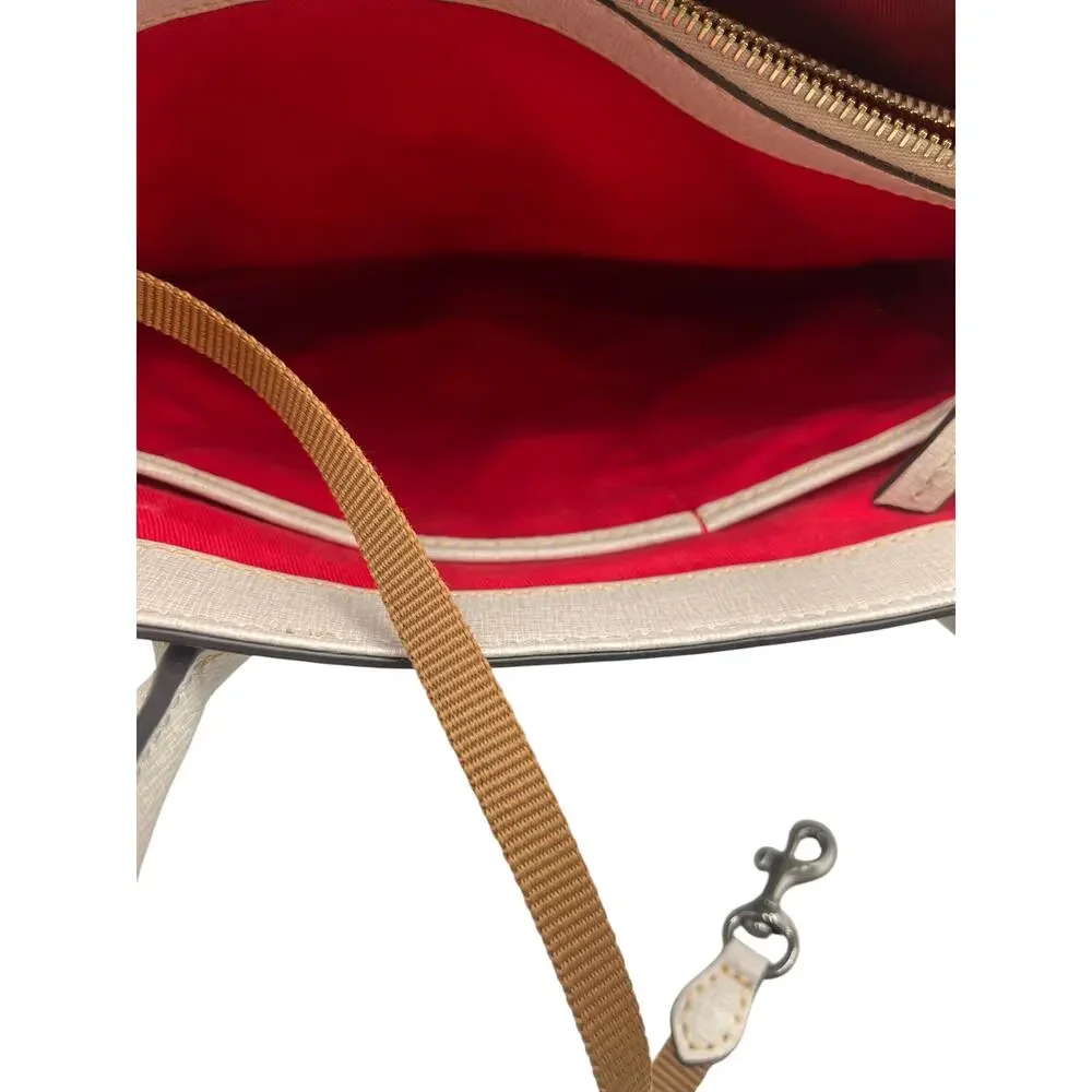 Dooney & Bourke Satchel Crossbody Tote Hand Bag Florentine Amelie Gray
